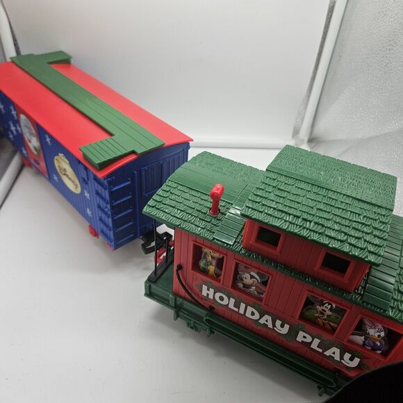 Disney Mickey Mouse Friends Christmas Train Musical Locomotive Engine Scientific - Picture 9 of 10